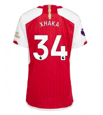 Arsenal Granit Xhaka #34 Hjemmedrakt Kvinner 2023-24 Kortermet